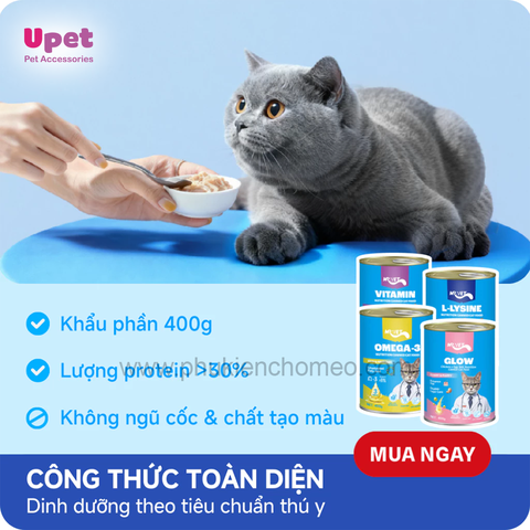 Pate lon Mr Vet cho mèo mọi lứa tuổi 400g