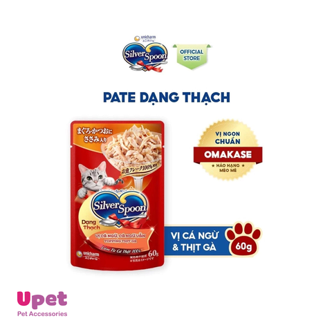 Pate mèo Silver spoon 60g/ gói
