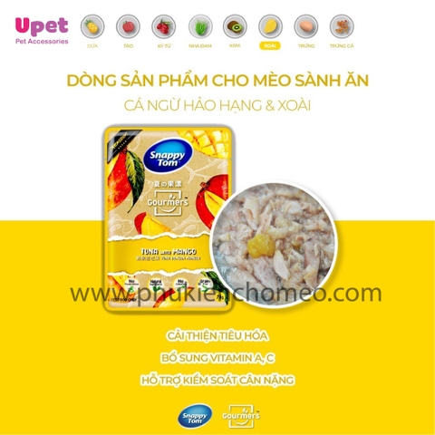 Pate Cho Mèo Snappy Tom Vị Trái Cây 70g