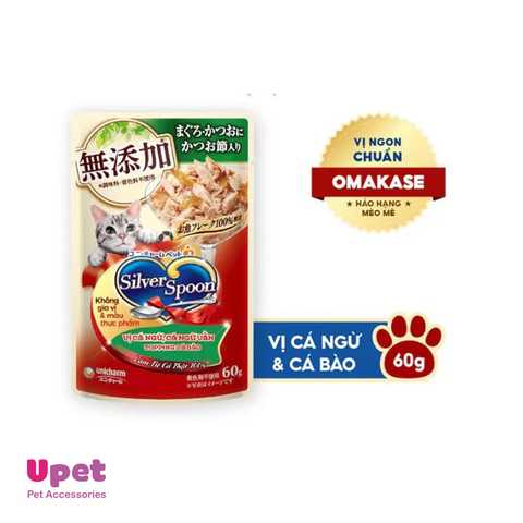 Pate mèo Silver spoon 60g/ gói