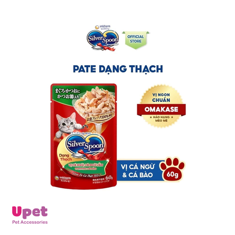 Pate mèo Silver spoon 60g/ gói