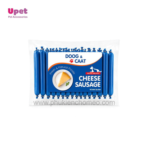 Xúc xích Doog & Caat Giăm Bông Vị Phô Mai (30 cây*15g)