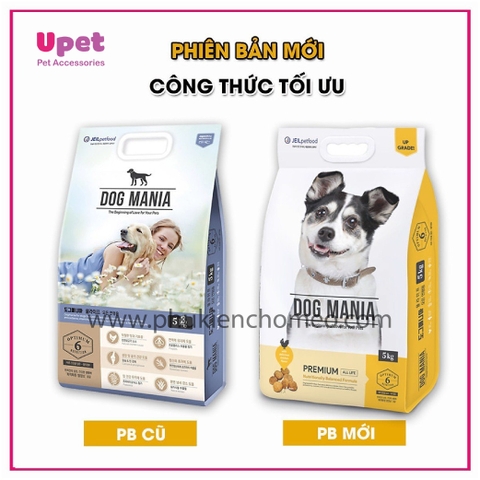 Thức ăn hạt cho chó Dog Mania túi 1kg cho mọi lứa tuổi