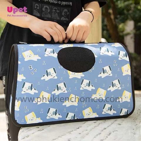 Túi vải vận chuyển chó mèo đi chơi, đi du lịch nhiều size