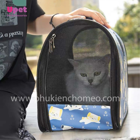 Túi vải vận chuyển chó mèo đi chơi, đi du lịch nhiều size