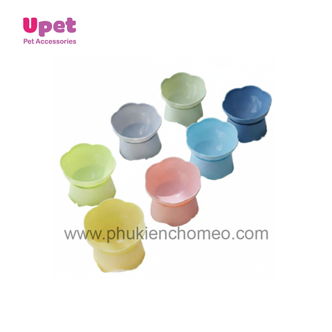 Bát đơn cổ cao hình hoa chống gù 116