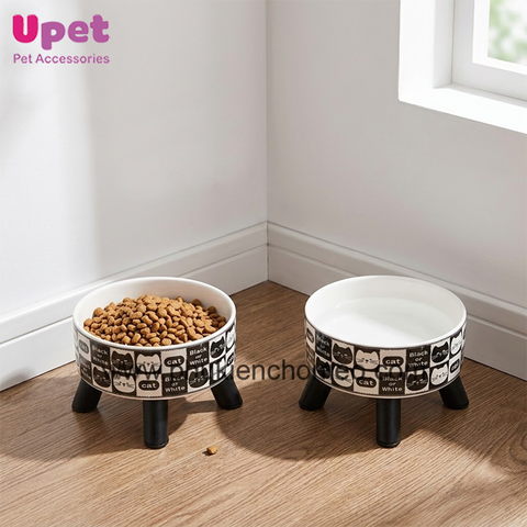 Bát 4 chân hình mèo cổ điển (không inox) cw367