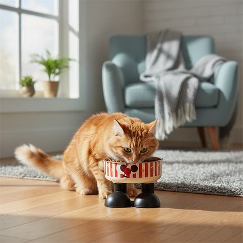 Bát cao 2 chân có dây đeo + inox cw388-1