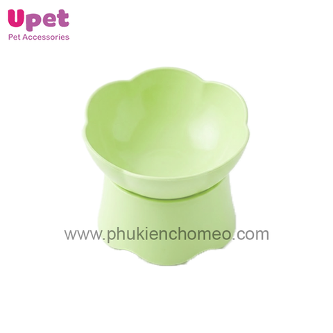 Bát đơn cổ cao hình hoa chống gù 116