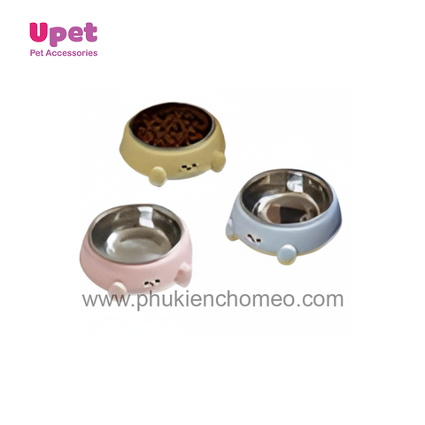 Bát đơn mắt to đáng yêu + inox 7002-1