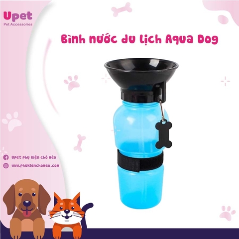 Bình du lịch / Bình Uống nước Aqua dog cho Chó Mèo tự động