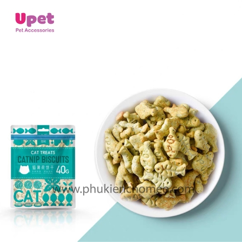 Bánh Thưởng Cho Mèo Catnip Biscuit 40g