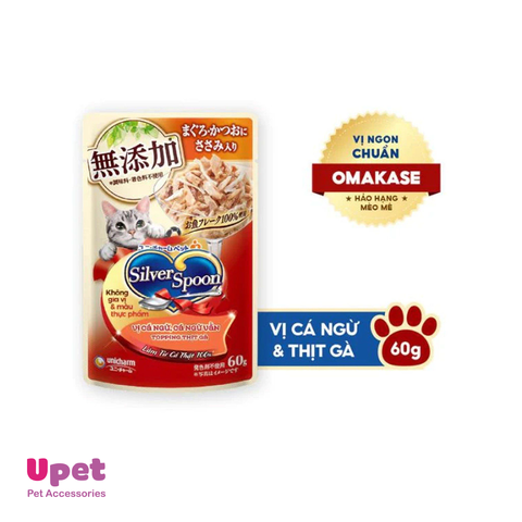 Pate mèo Silver spoon 60g/ gói