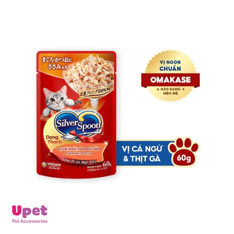 Pate mèo Silver spoon 60g/ gói