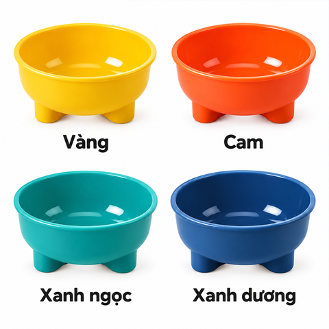 Bát nhựa đơn hoạ tiết chân bầu trời