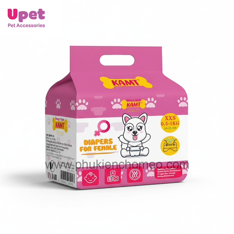 Bỉm quần KAMT cho chó cái | Nhiều size, thấm hút tốt, hạn chế mùi