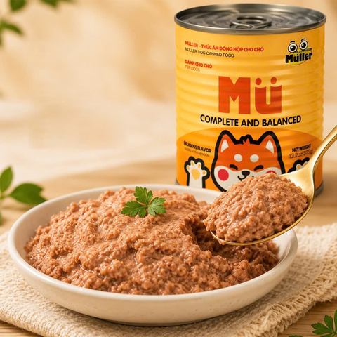 Muller - Thức ăn đóng hộp cho chó 375g