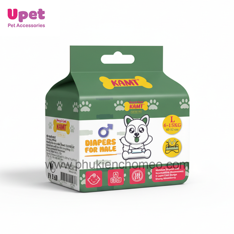 Bỉm quần KAMT cho chó đực | Giải pháp kiểm soát vệ sinh hiệu quả, tiện lợi