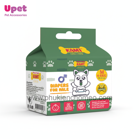 Bỉm quần KAMT cho chó đực | Giải pháp kiểm soát vệ sinh hiệu quả, tiện lợi