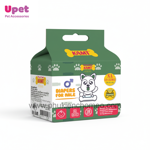 Bỉm quần KAMT cho chó đực | Giải pháp kiểm soát vệ sinh hiệu quả, tiện lợi