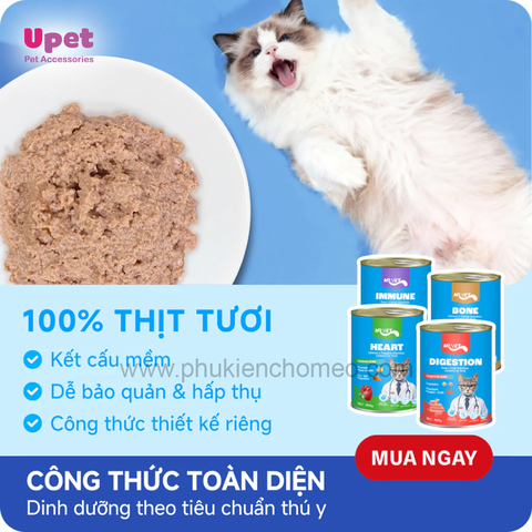 Pate lon Mr Vet cho mèo mọi lứa tuổi 400g