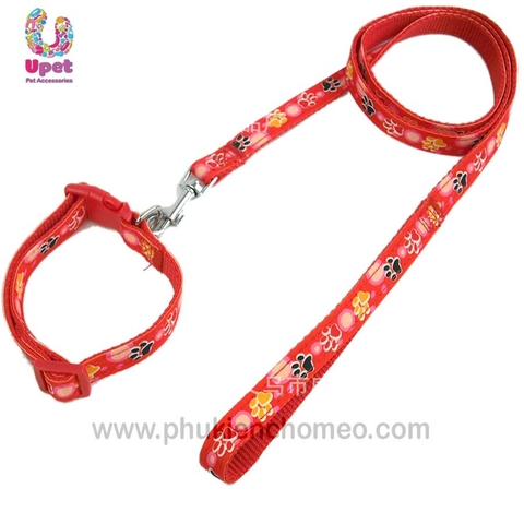 Dây kéo vòng cổ in hoa