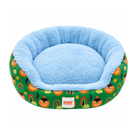 Đệm tròn KAMT viền cao cho chó mèo (50x40x12 cm)