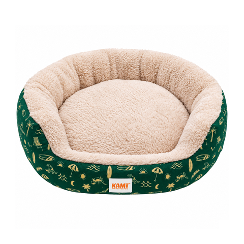 Đệm tròn KAMT viền cao cho chó mèo (50x40x12 cm)