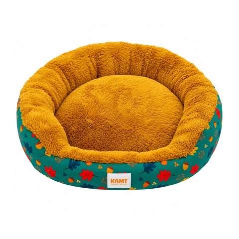 Đệm tròn KAMT viền cao cho chó mèo (50x40x12 cm)