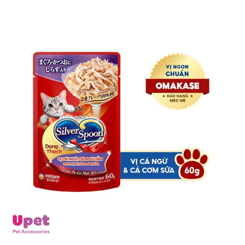 Pate mèo Silver spoon 60g/ gói