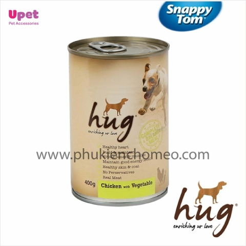 Pate cho chó HUG Lon 400G nhiều vị