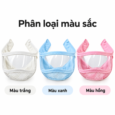 Mặt nạ grooming cho mèo – Lưới thoáng khí, tấm chắn trong suốt