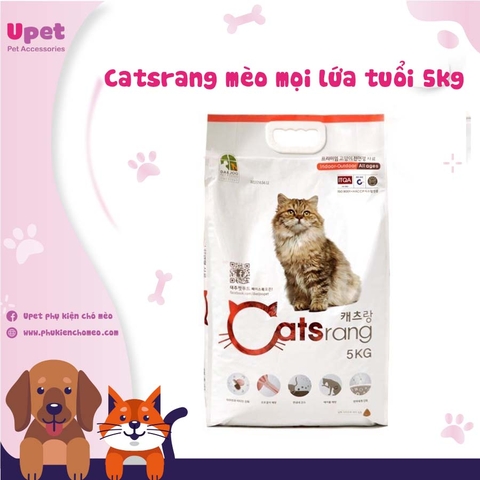 Catsrang Thức ăn hạt mèo mọi lứa tuổi 5kg