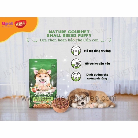 Thức ăn hạt cho chó con giống nhỏ KitchenFlavor 1.5kg - Vị tôm nam cực & rau củ