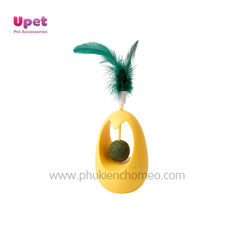 Đồ chơi lật đật kèm cỏ bạc hà hình trái tim CC