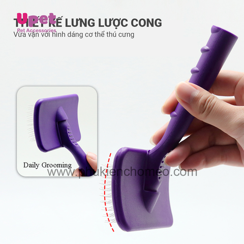 Lược Cong Dual Star - Đinh Mềm ( hồng&Xanh)