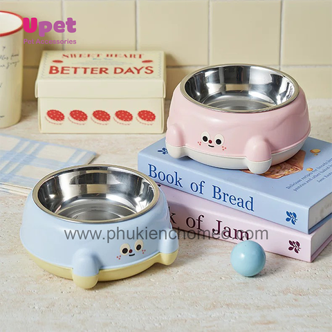 Bát đơn mắt to đáng yêu + inox 7002-1