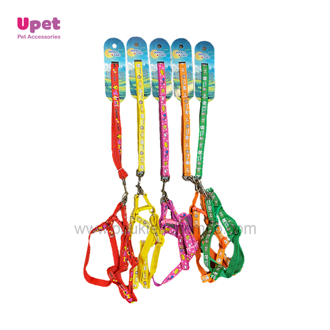 Doog&Caat Dây dắt yên ngựa hoạ tiết 1.5cm ( 10c/ túi )