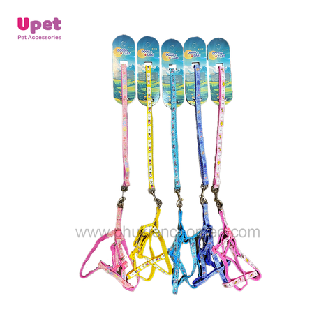 Doog&Caat dây dắt yên ngựa hoạ tiết 1.0cm ( 10c/ túi )