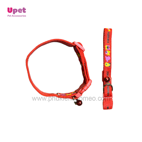 Doog&Caat Vòng cổ hoạ tiết hoa kèm chuông 1.5cm (SP782)