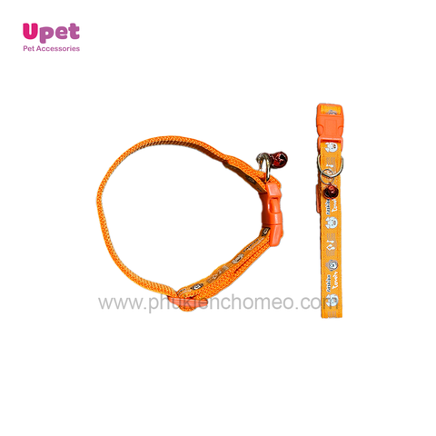 Doog&Caat Vòng cổ hoạ tiết hoa kèm chuông 1.5cm (SP782)