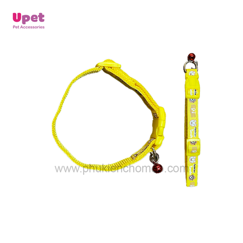 Doog&Caat Vòng cổ hoạ tiết hoa kèm chuông 1.5cm (SP782)