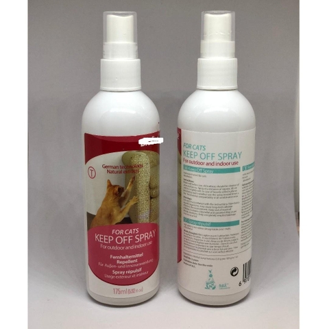 Xịt xua đuổi mèo Bioline Keep Off Spay For Cat 175ml