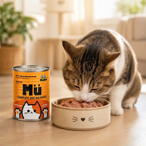 Muller - Thức ăn đóng hộp cho mèo 375g
