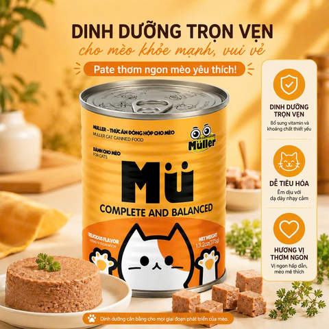 Muller - Thức ăn đóng hộp cho mèo 375g