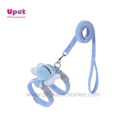 KN Dây dắt yếm 2 vòng tròn hình con ong - 1.0CM - 145536