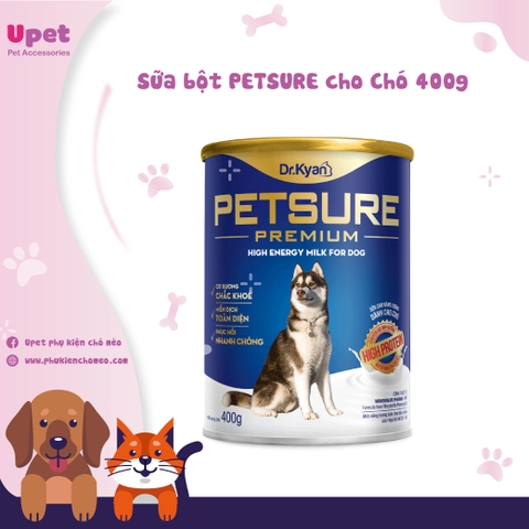 Sữa bột PETSURE cho chó 400g