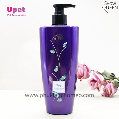 Sữa tắm tinh dầu Show Queen 500ml cho pet yêu - mềm mượt lông.