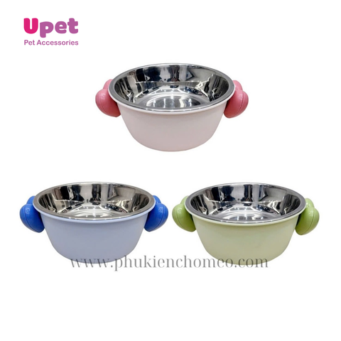 Bát đơn 2 trái tim + bát inox (9712-1-2)