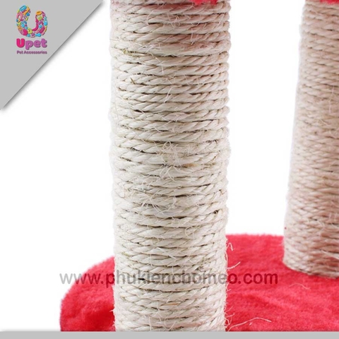 Trụ cào móng cho mèo 2 tầng